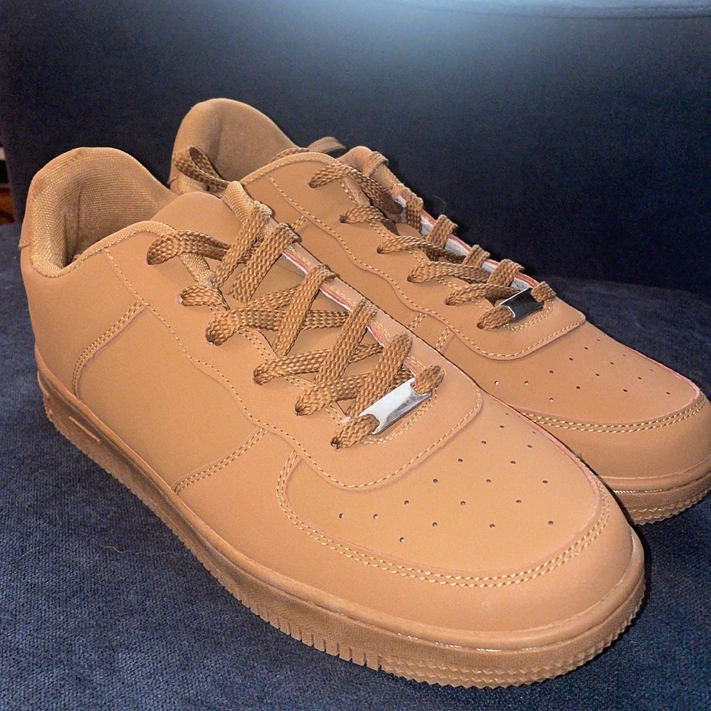 Solid Brown Men Sneaker size 10 (new)